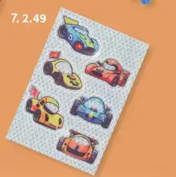 Wibra Reflectiestickers auto/unicorn aanbieding