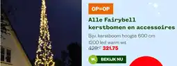 Welkoop Alle Fairybell kerstbomen en accessoires aanbieding