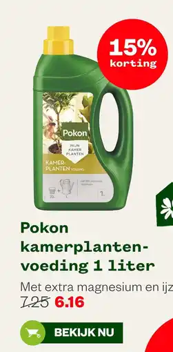 Welkoop Pokon kamerplanten- voeding 1 liter aanbieding