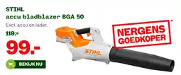 Welkoop STIHL accu bladblazer BGA 50 aanbieding