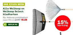 Welkoop Alle Welkoop en Welkoop Select bladharken aanbieding