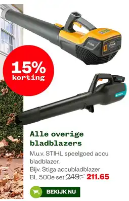 Welkoop Alle overige bladblazers aanbieding