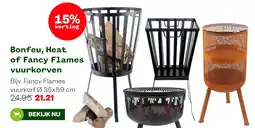 Welkoop Bonfeu, Heat of Fancy Flames vuurkorven aanbieding