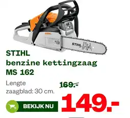 Welkoop STIHL benzine kettingzaag MS 162 aanbieding
