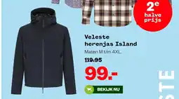 Welkoop Veleste herenjas Island aanbieding
