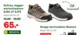 Welkoop Safety Jogger werkschoenen SJ31 of SJ73 aanbieding