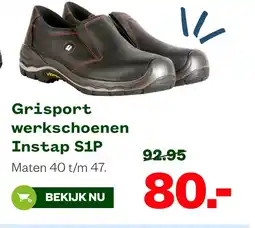 Welkoop Grisport werkschoenen Instap S1P aanbieding
