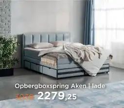 TotaalBED Opbergboxspring Aken met lade aanbieding