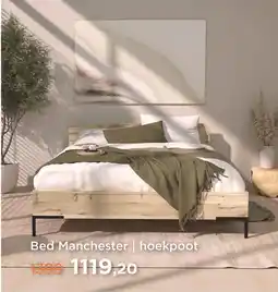 TotaalBED Bed Manchester | 140 x 200 cm | Hoekpoten aanbieding