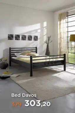 TotaalBED Bed Davos | 140 x 200 cm | Antraciet aanbieding