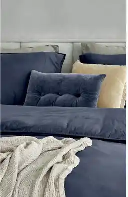 TotaalBED Dekbedovertrek Noa Koningsblauw | 140 x 200/220 cm aanbieding