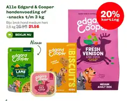 Welkoop Alle Edgard & Cooper hondenvoeding of -snacks t/m 3 kg aanbieding