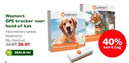 Welkoop Weenect GPS tracker voor hond of kat aanbieding