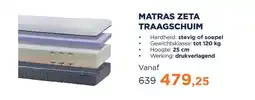 TotaalBED Matras Zeta traagschuim | 70 x 200 cm | Stevig aanbieding