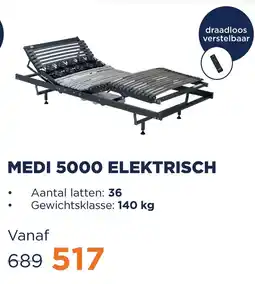 TotaalBED Lattenbodem Medi 5000 elektrisch draadloos | 70 x 200 cm aanbieding
