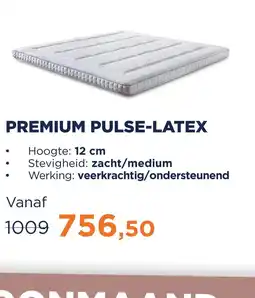 TotaalBED Topmatras Premium | pulse-latex aanbieding