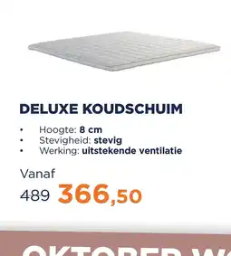 TotaalBED Topmatras Deluxe | koudschuim aanbieding