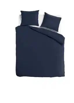 TotaalBED Dekbedovertrek Noa Koningsblauw | 140 x 200/220 cm aanbieding