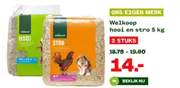 Welkoop Welkoop hooi en stro 5 kg aanbieding