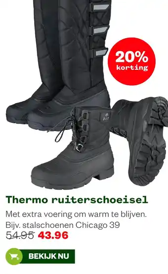 Welkoop Thermo ruiterschoeisel aanbieding
