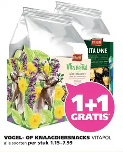 Ranzijn Vogel of knaagdiersnacks vitapol aanbieding