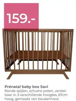 Prenatal Prénatal baby box Savi aanbieding