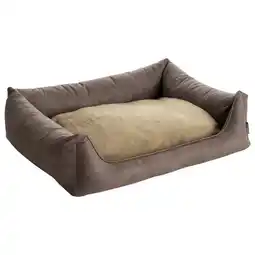 Pets Place MaxxNobel Orthopedische Sofa Lederlook/Teddy - Mand - Taupe S aanbieding