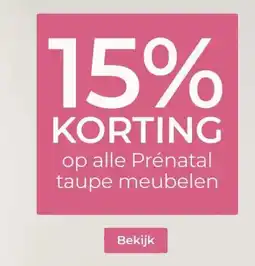 Prenatal op alle Prénatal taupe meubelen aanbieding