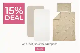 Prenatal op al het junior beddengoed aanbieding