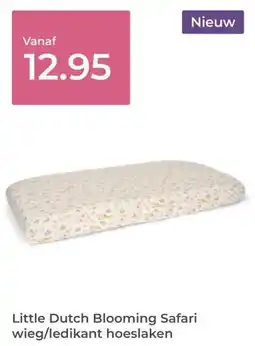 Prenatal Little Dutch Blooming Safari wieg/ledikant hoeslaken aanbieding