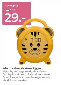 Prenatal Alecto slaaptrainer tijger aanbieding