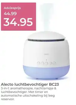 Prenatal Alecto luchtbevochtiger BC23 aanbieding