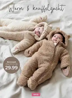 Prenatal Warm & knuffel zacht Berenpak aanbieding