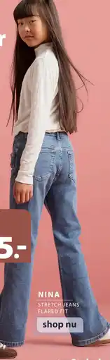 terStal Meisjes Nina Stretch Jeans Flared Fit aanbieding
