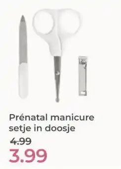 Prenatal Prénatal manicure setje in doosje aanbieding