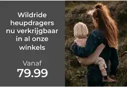 Prenatal Wildride heupdragers nu verkrijgbaar in al onze winkels aanbieding