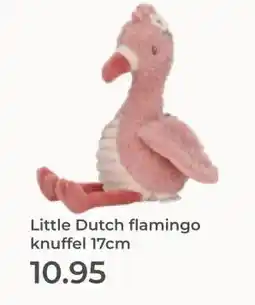 Prenatal Little Dutch flamingo knuffel 17cm aanbieding