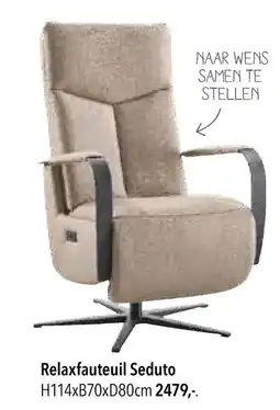 Pronto wonen Relaxfauteuil Seduto aanbieding