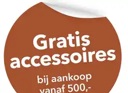 Pronto wonen Gratis accessoires bij aankoop vanaf 500,- aanbieding