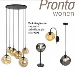 Pronto wonen Verlichting Macato aanbieding