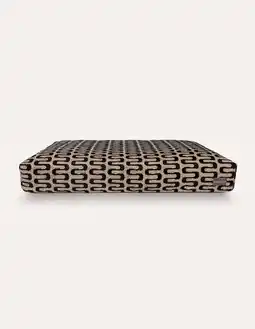 Pets Place Dogguo Retro Wave Bed - Matras - Beige&Zwart 85x55x15 cm aanbieding