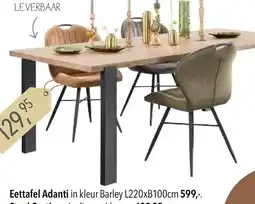 Pronto wonen Eettafel Adanti aanbieding