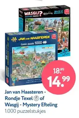 Primera Jan van Haasteren - Rondje Texel of Wasgij - Mystery Efteling aanbieding