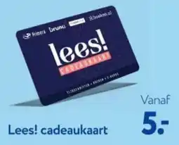 Primera Lees! Cadeaukaart aanbieding