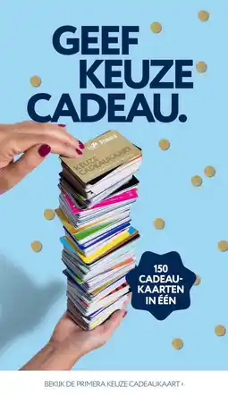 Primera Primera keuze cadeaukaart aanbieding