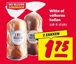 Nettorama Witte of volkoren bollen aanbieding