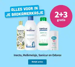 Plein.nl Inecto, Melkmeisje, Sanicur en Odorex aanbieding