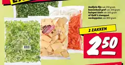 Nettorama Andijvie fijn boerenkool grof hutspot klein of Quik's stamppot aardappelen aanbieding