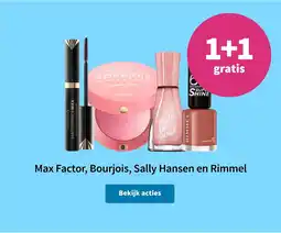 Plein.nl Max Factor, Bourjois, Sally Hansen en Rimmel aanbieding