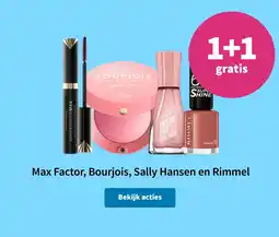 Plein.nl Max Factor, Bourjois, Sally Hansen en Rimmel aanbieding
